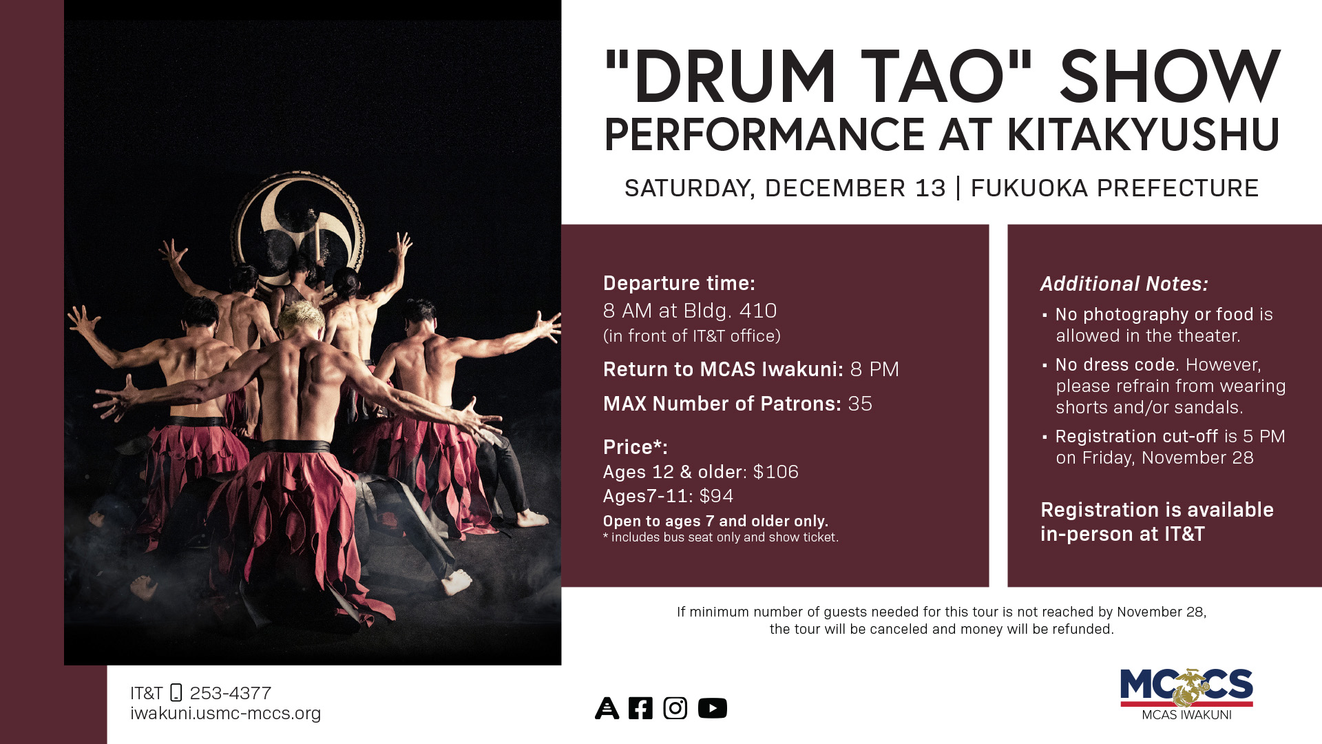 DRUM TAO Taiko Drum Performance Trip