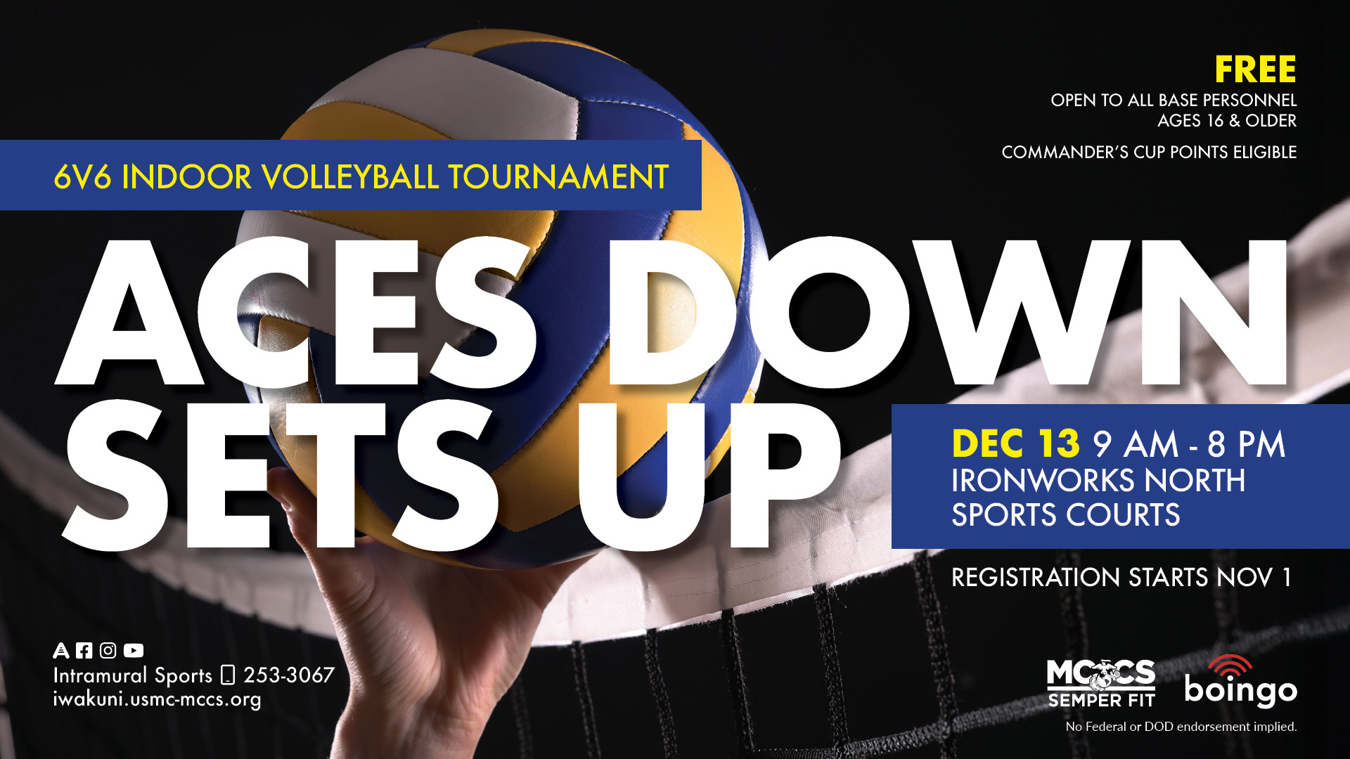 Aces Down, Sets Up Volleyball Tournament 
