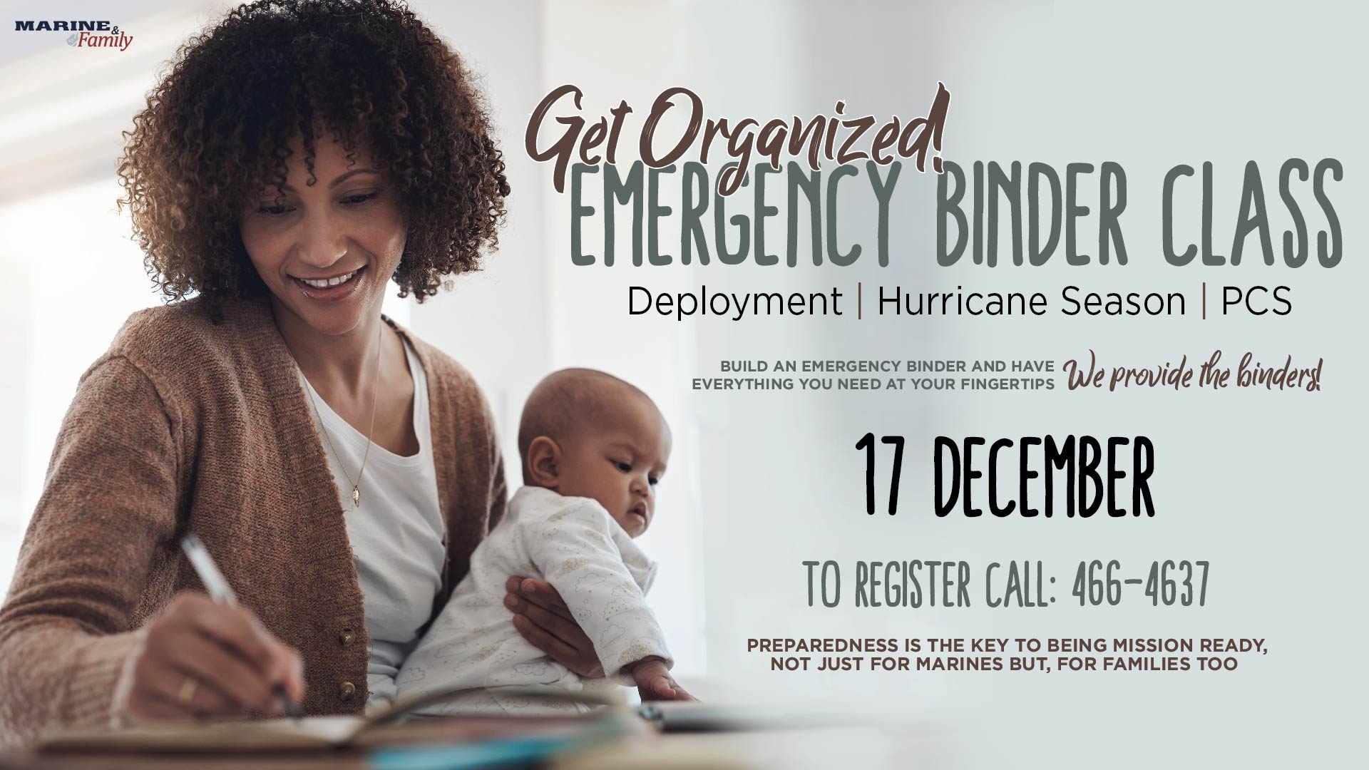 Emergency Binder Workshop