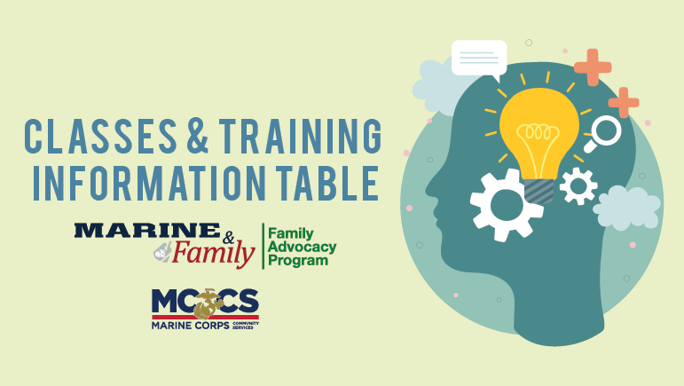 Family Advocacy Program Information Table